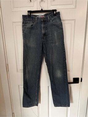 Classic Men's Levi’s Denizen 285 Straight-Leg Jeans in Dark Blue